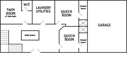 Huntsville Hideaway Ground Floor Plan